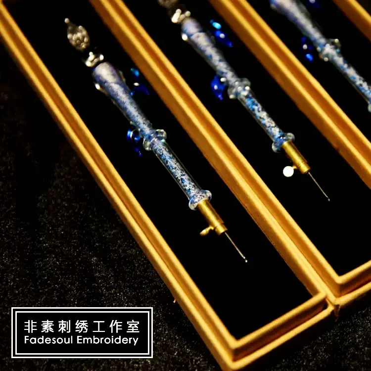 

1pcs Interchangeable Needle Tips for Forward & Reverse Stitch, DIY Embroidery Tool Luneville Embroidery Beading Crochet Hook