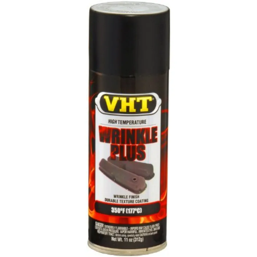 

SP201-6PK High Temperature Wrinkle Plus Paint Black Spray Paint 11 oz Aerosol Can 6-Pack