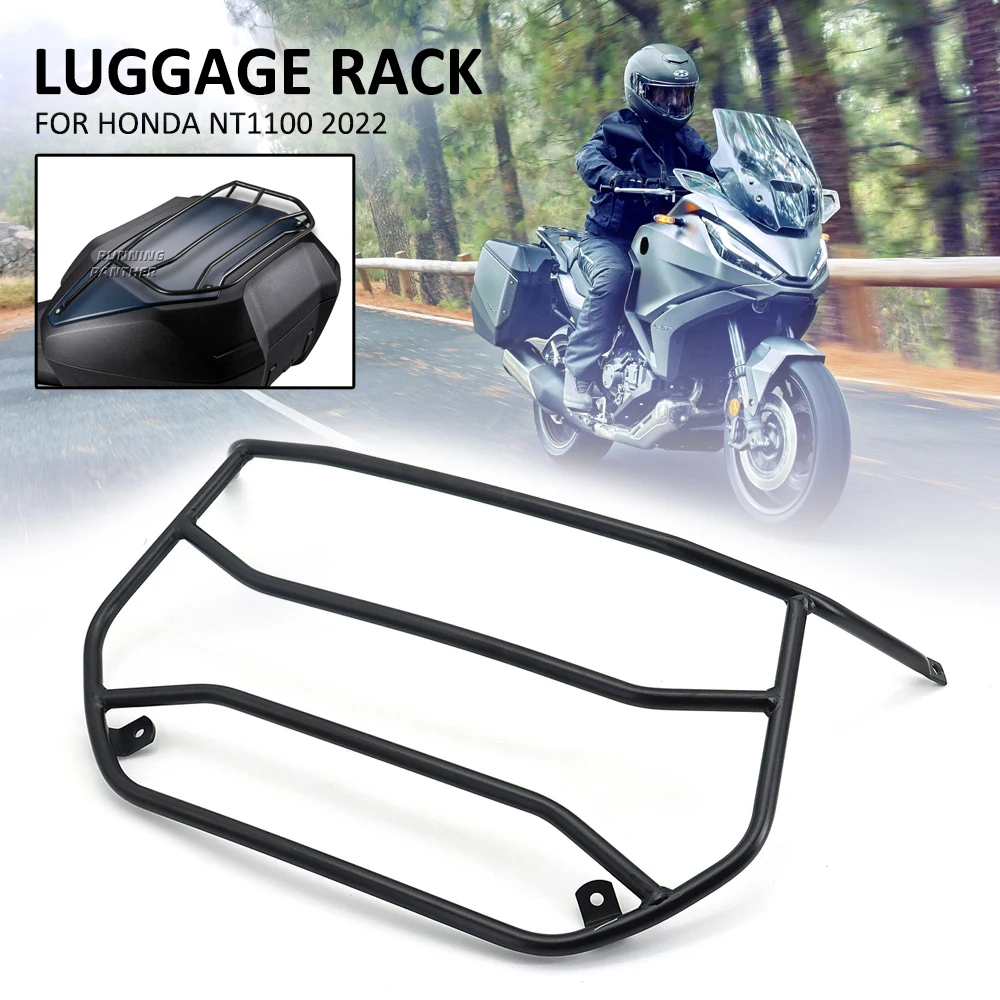 

For Honda NT1100 NT 1100 2022 New Motorcycle Rear Top Case Carrier Trunk Luggage Rack Rail Tour Pack Shelf