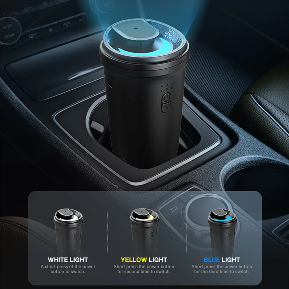 

Namste 50m³ Car Air Freshener Perfume Aroma Diffuser No Water Essential Oils Aluminum Alloy Material Type-c Charge