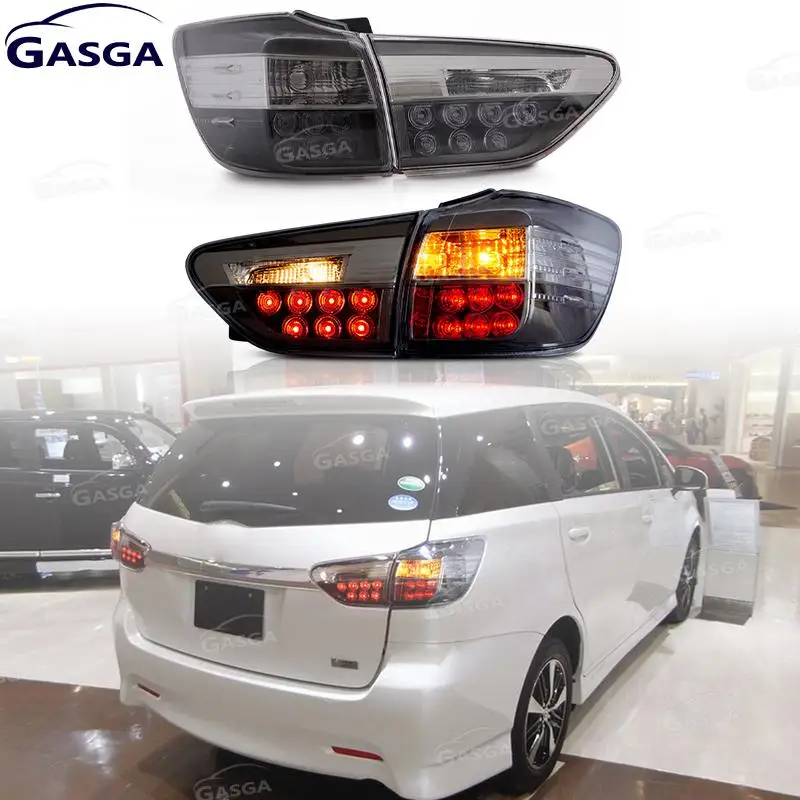 LED Taillight Assembly For Toyota Wish 2009 2010 2011 2012 2013 2014 2015 Brake Reverse Dynamic Turn Signal Light Rear Tail Lamp