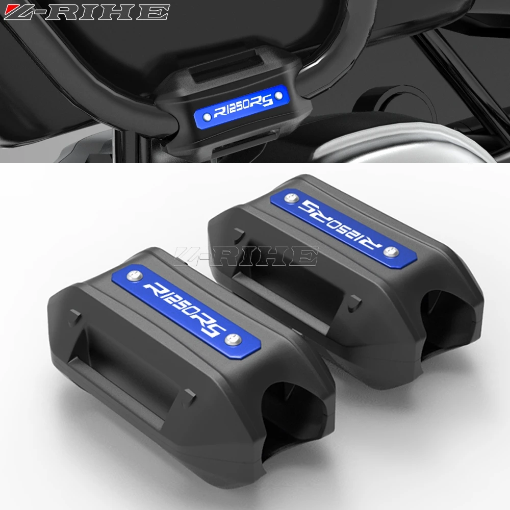 R1250RS 25MM Motorcycle Engine Crash bar Protection bluemper Decorative Guared Block For BMW R1250 RS R 1250RS 2019 2020-2023