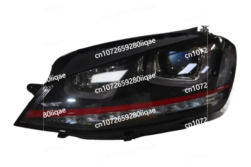 

Для Golf 7 2013-2014 фара, стиль GTI, теплый белый светодиод 12 В 55 Вт, для моделей Golf 7 2013-2014, классический черный SY свет