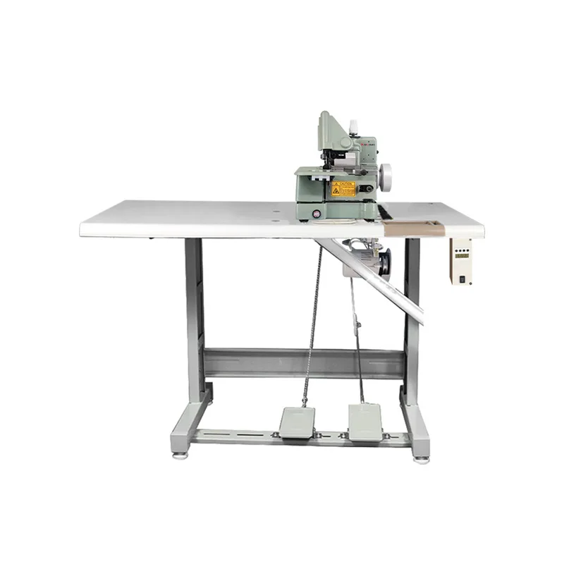 

Three-line thick material carpet edge locking machine, thick belt cutting edge wrapping machine, foot pad thick thread hemming