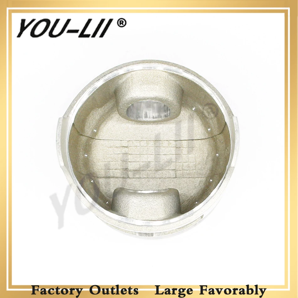 YOULII  Cylinder Piston Fit For 168F Engine GX160 GX200 5.5HP 6.5HP Carburetor Chainsaw 68mm Piston For Dirt Bike Motorcycle