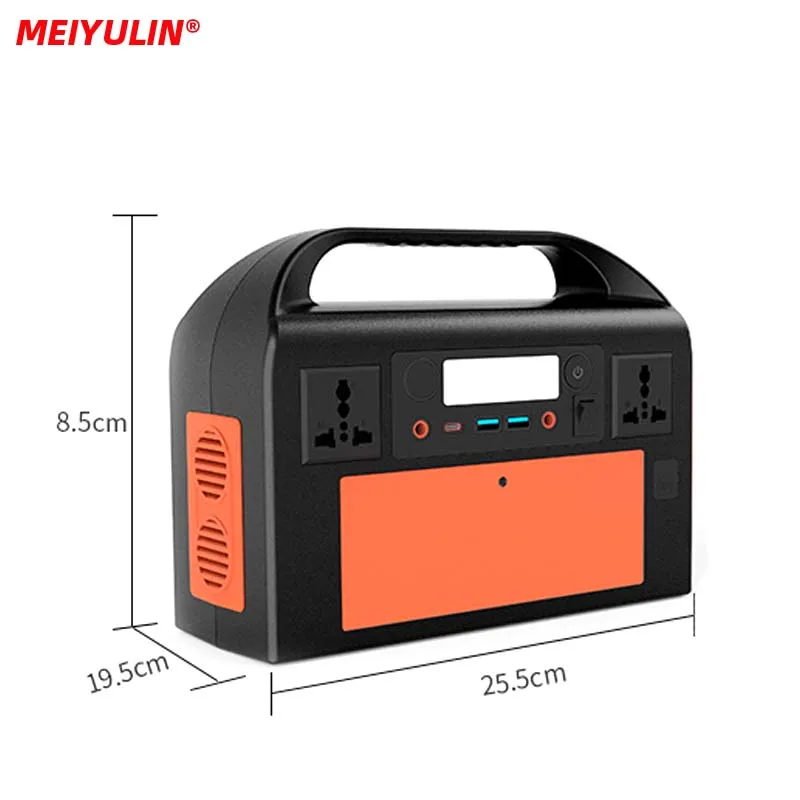 300W 110/220V Portable Power Station Supply 90000mAh Solar Generator Outdoor Camping Emergency Auxiliary Battery Pack Power Bank