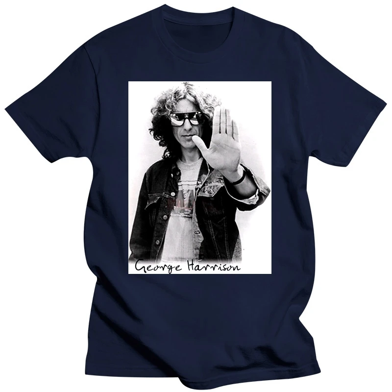 George Harrison Men's T-Shirt Size: S-M-L-XL-3XL  Printing Casual T Shirt Men'S Tees  Male Battery Funny Cotton Tops