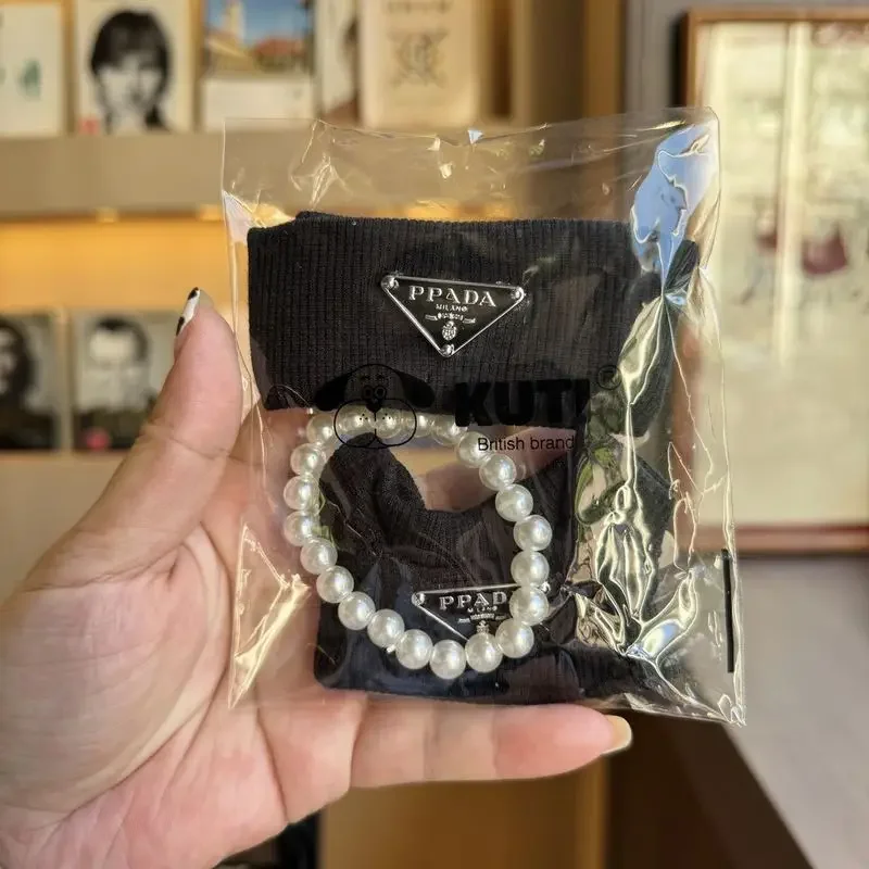 Adecuado para ropa de muñeca Labubu con sombreros, collares de perlas, conjuntos tejidos, ropa para muñeca Labubu, accesorios para muñecas, regalos para muñecas