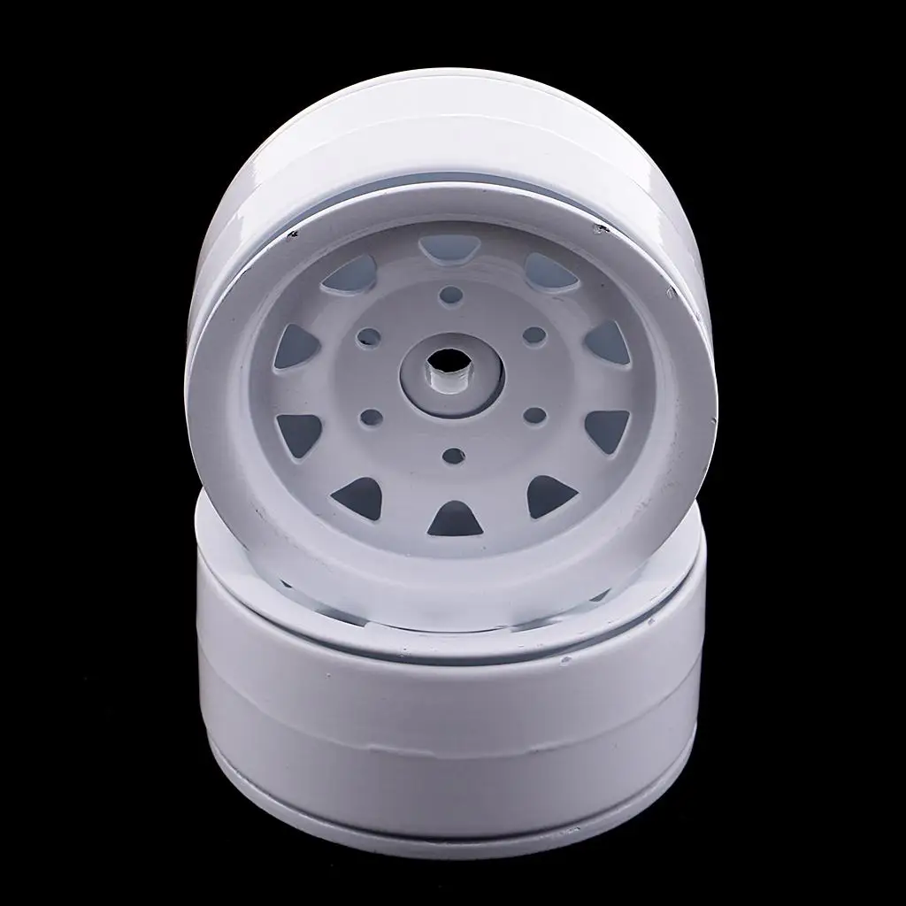 1.9 Beadlock Alloy Wheel Rims Metal RC Car Rims for 1/10 Scale Rock Crawler and Trail Truck