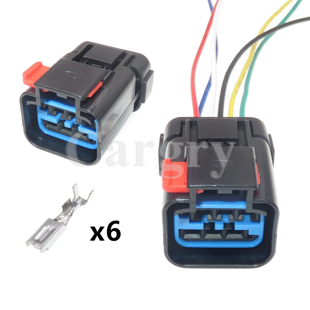 

1 Set 6P 54200610 Car Electronic Fuel Electric Gasoline Pump Plug Auto Starter Waterproof Socket