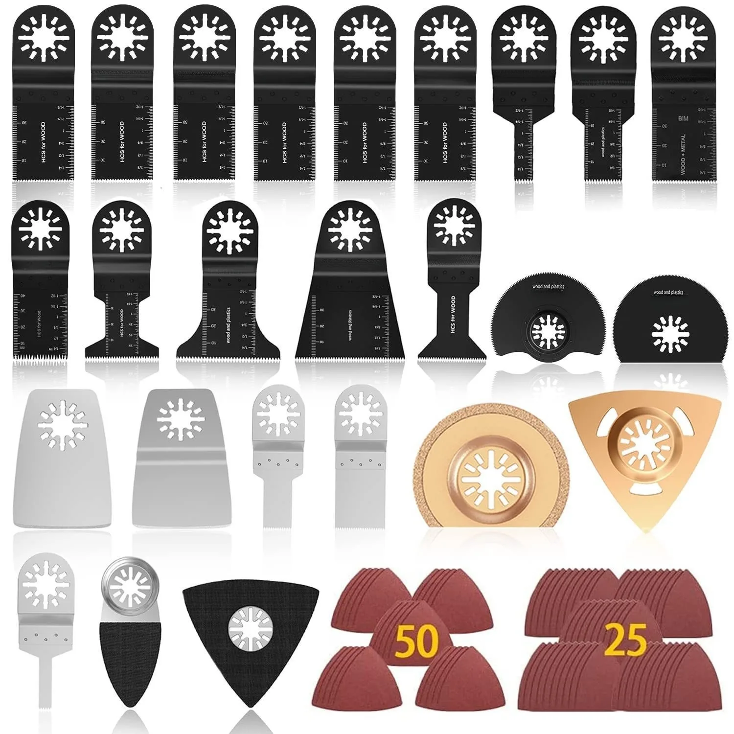 100pcs-multi-function-saw-blades-oscillating-blade-bi-metal-precision-saw-tool-for-dewalt-renovator-cutting-accessories