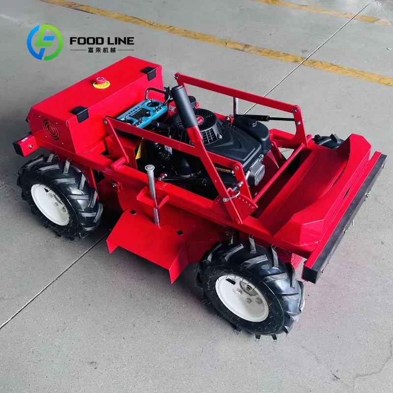 Custom Upgraded fuel remote control lawn mower lawn mower robot