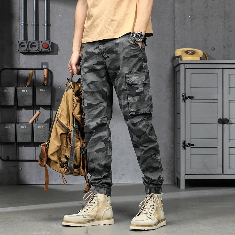 

Men's Trendy Camouflage High-End Loose Sports Work Pants New Fashionable Men's Clothing
