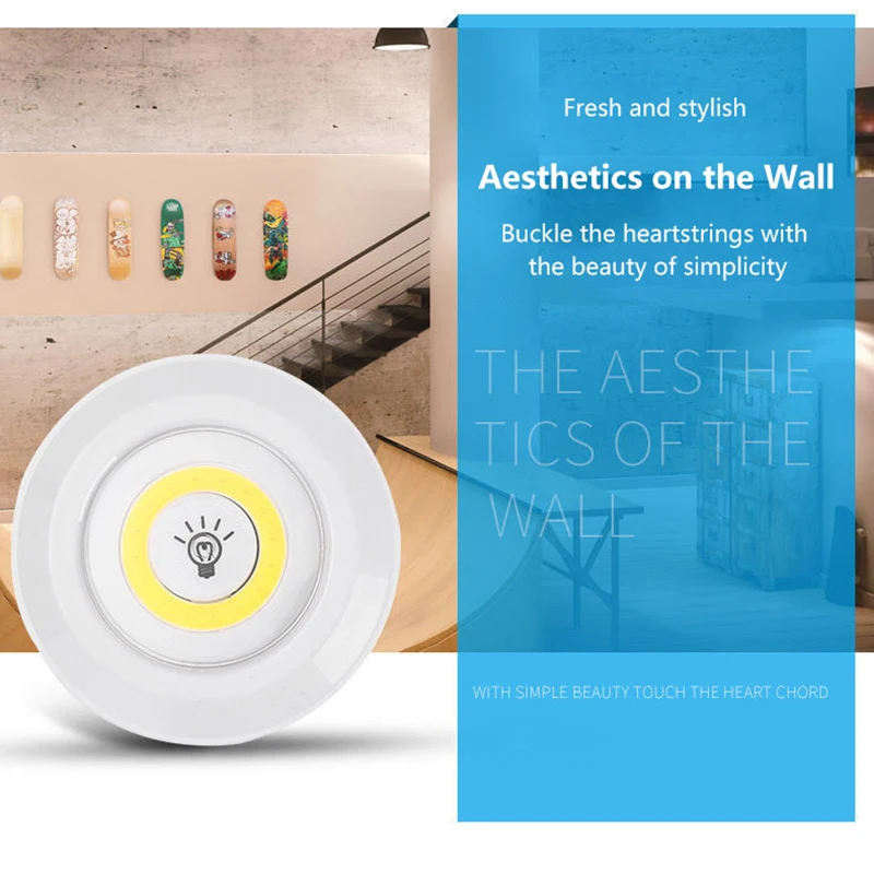 عكس الضوء LED ضوء الليل تحت الكابين مع الأشعة تحت الحمراء بطارية التحكم عن بعد تعمل LED خزائن أضواء خزانة إضاءة الحمام #3