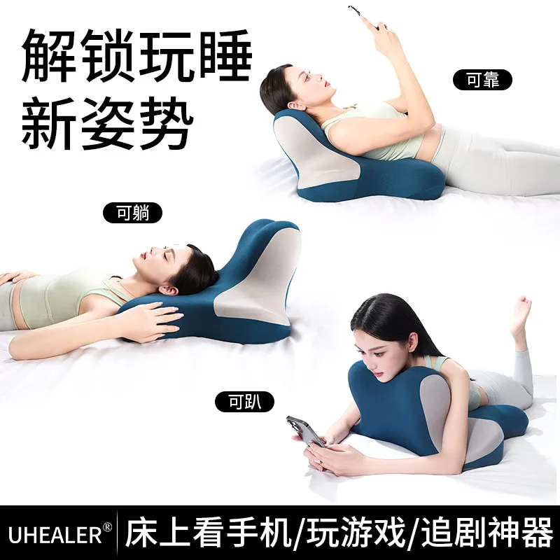 Orthopedic Cervical Pillow for Sleeping Neck Pain Relief Adjustable Ergonomic Contour Bed Pillow Bamboo Charcoal Memory Foam