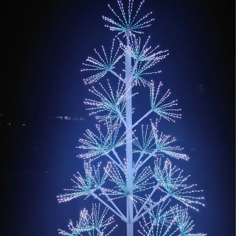 Remote control colorful Christmas tree Square decoration lights Simulation tree lights