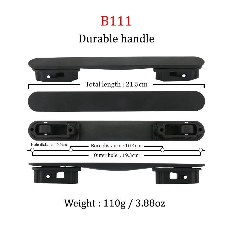 B111 B112 Luggage Accessories Handle Trolley Case Universal Retractable Handles Suitcase Box Replacement Portable Handles