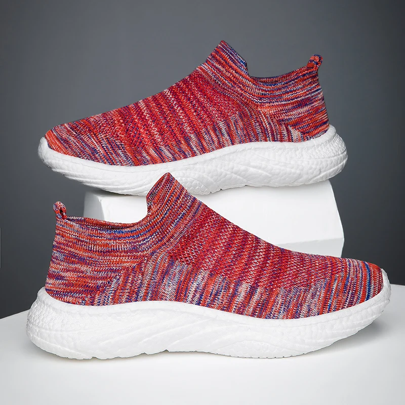 

Breathable Men's Casual Soft Running Shoes Ankle Boots Socks Shoes Mesh Sneakers Comfort Tennis Shoes Couple sneakers