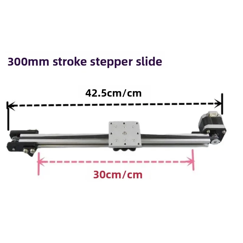 42 Stepper Belt Driven Linear Module Quiet Rail Actuator High Precision Linear Slide for Vision Automation Equipment