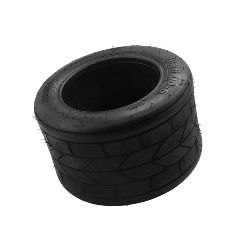Customer Favorite 10X6.00-6 Tire Motorcycle Tubeless Tire Vacuum Road Electric Scooter Motor Tube 10 Inch Widened Tire 10X6.00-6