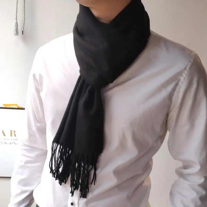 

Trendy Thin Winter Scarf for Men And Women Students Classic Plaid Fringed Neck Warmer Autumn And Winter Scarf Spring Summer A...