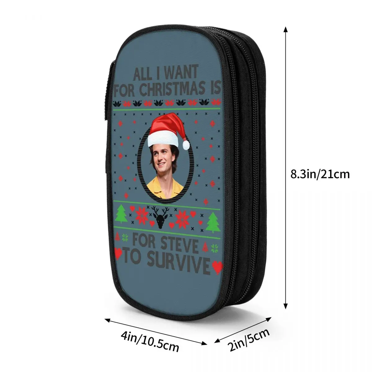 مقلمة جميلة ستيف هارينجتون صندوق رصاص مقلمة المدرسة صبي فتاة قماش الرسم منظم القرطاسية