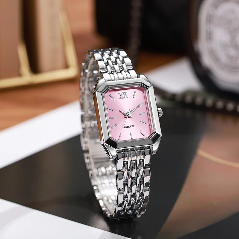 2026 New Luxury Women Watches Fashion Rectangle Ladies Steel Band Quartz Watch Reloj Mujer Relogio Feminino Girls Clock Gift gallery 4