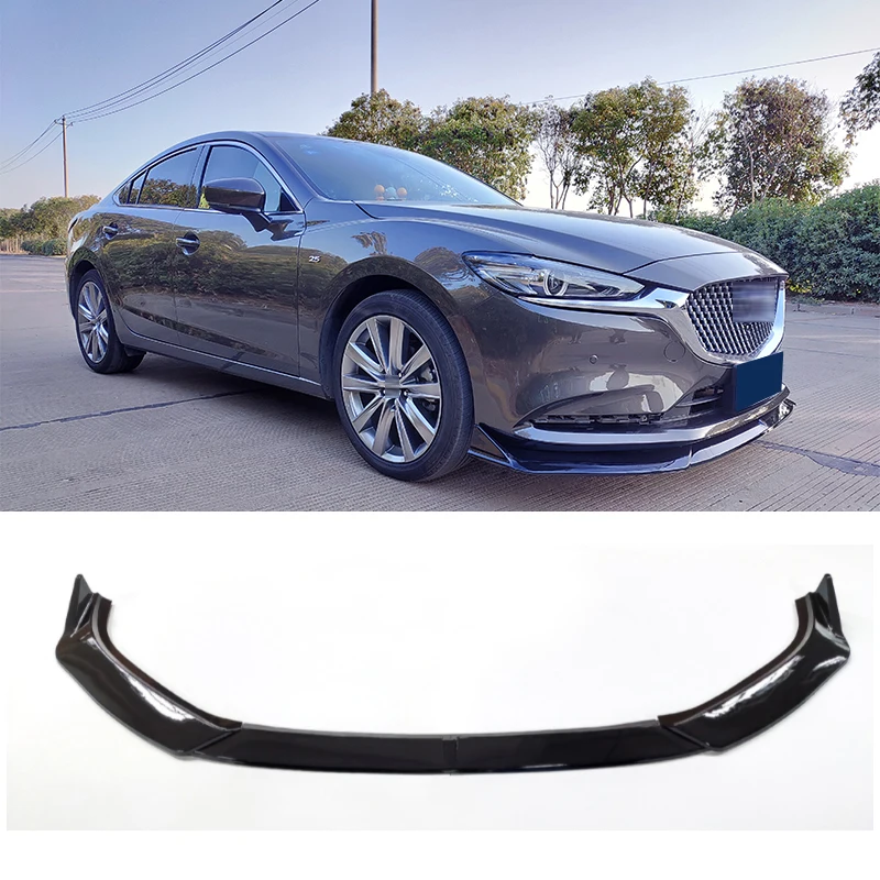 

Front Bumper Splitter for Mazda 6 Atenza 2020 2021 Lip Diffuser Spoiler Body Kit Protector Plate Decorative Strip Shovel