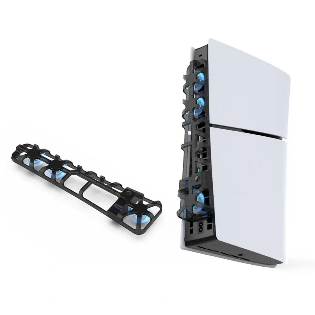 Quiet Cooler Fan Efficient System Efficient Game Console Fan with Low Noise Strong Wind for Ps5 Slim Usb Plug-play Radiator