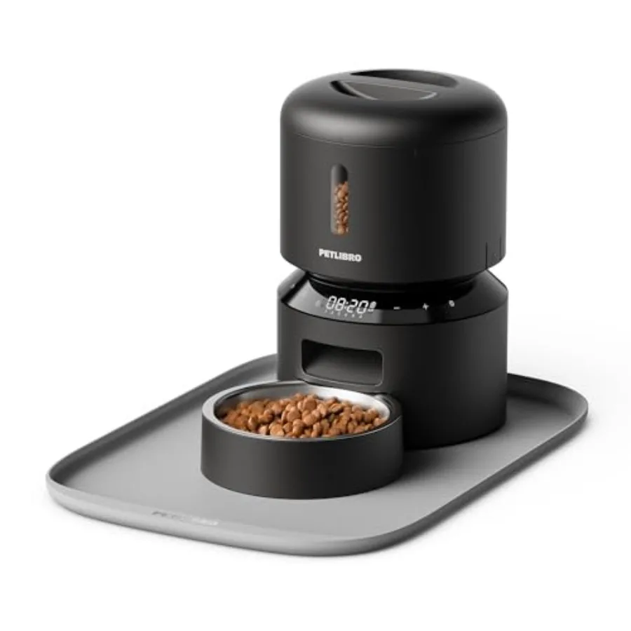 

Automatic Cat Feeder - Timed Cat Food Dispenser with Freshness Preservation Safety Silicone Mat for Feeder and Fountain Combo