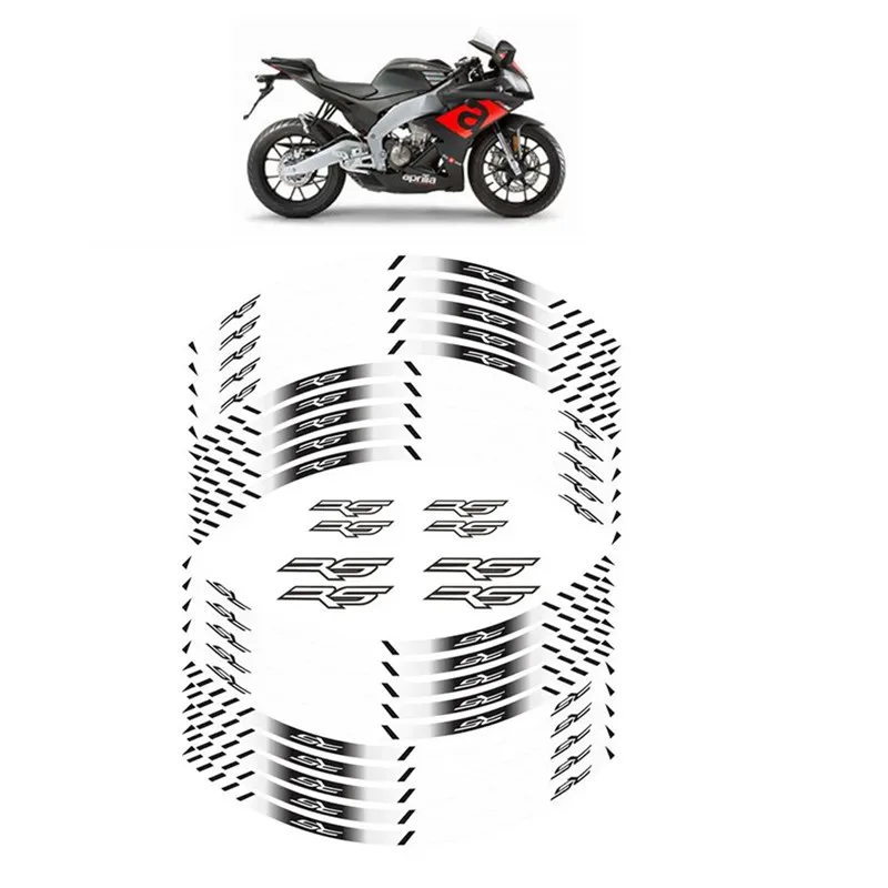 For APRILIA RS RS125 Motorcycle Parts Contour Wheel Decoration Decal Sticker - 1