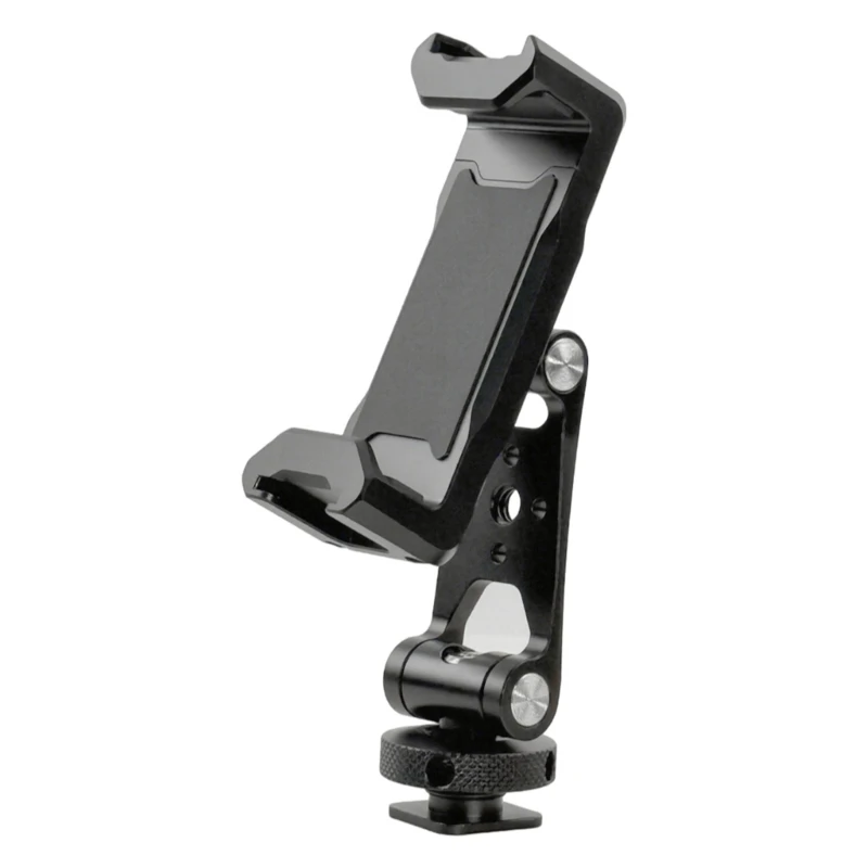 U55B Adjustable Metal Phone Holder 112mm for Camera Monitor DSLR Video Recording