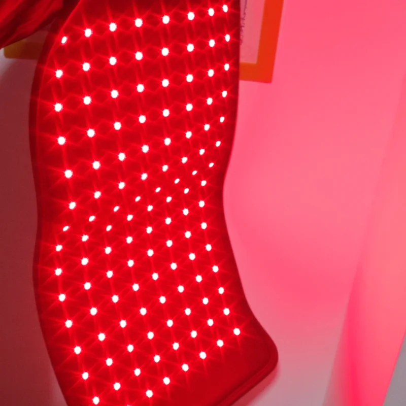

Двухволновой пояс для восстановления после усталости, НОВЫЙ, 120 светодиодов, 660 нм и 850 нм, светотерапевтический коврик для глубокого облегчения и восстановления спины, коленей, рук, ног