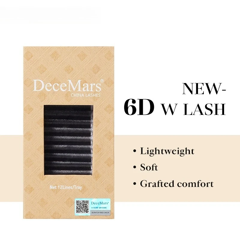 New 6D-W Eyelash Extender, Naturally Unscattered