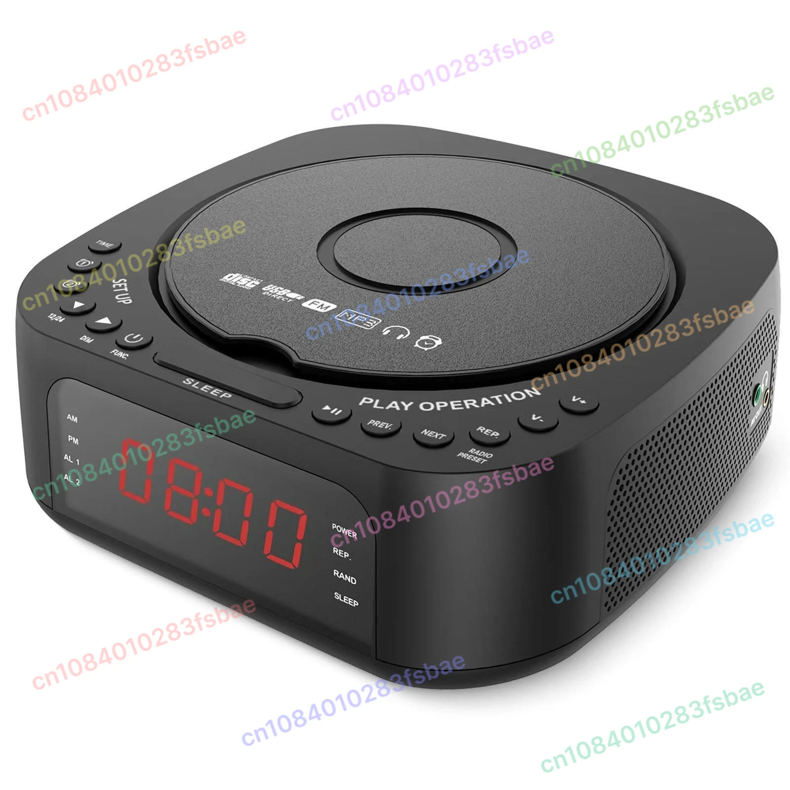 

New CD Player Integrated FM Radio Alarm Clock Bluetooth Speaker Home CD Player Music Player