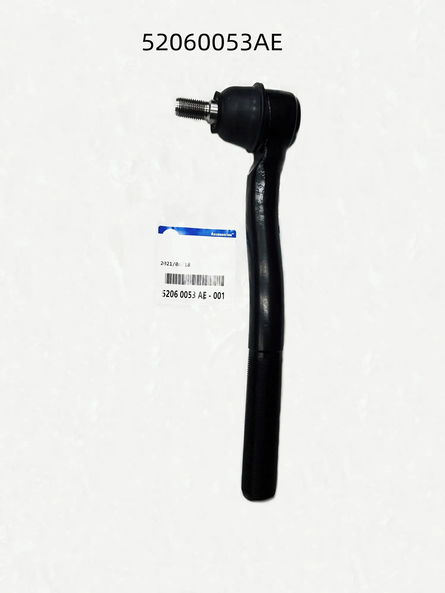 

Steering Rod Ball Head (Long Pole To Left Steering Knuckle) 52060053AE, 52060053, Suitable For: Wrangler JK, 2007-2019