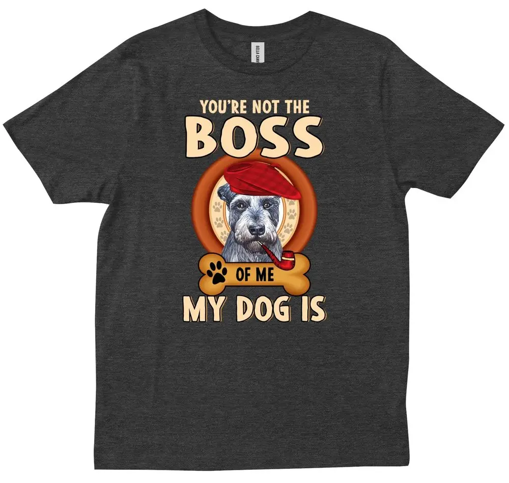 Funny Dog Mom Dad Schnauzer For Dog Lover Owner Momma T-shirt For Men Clothing Women Short Sleeve Tees Y2K Tops