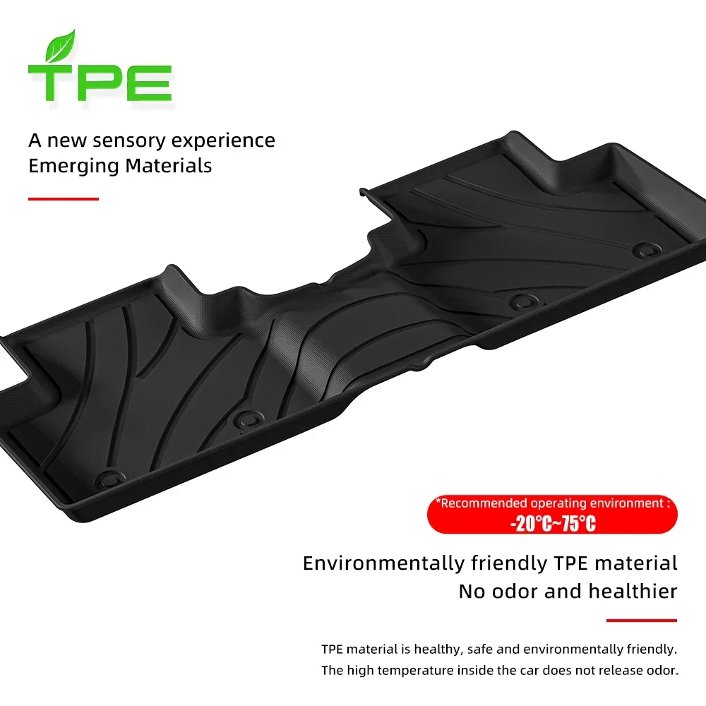 

Car Floor Mat for Geely Monjaro ZHIQING 2021-2024 Luxury 3D TPE Car Mat Waterproof Non-slip Carpets