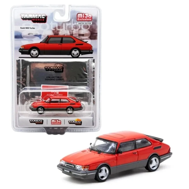 

Tarmac Works 1:64 Saab 900 Turbo simulation alloy car model, Boys' toy, children 'gift, Adults' collectible ornament.