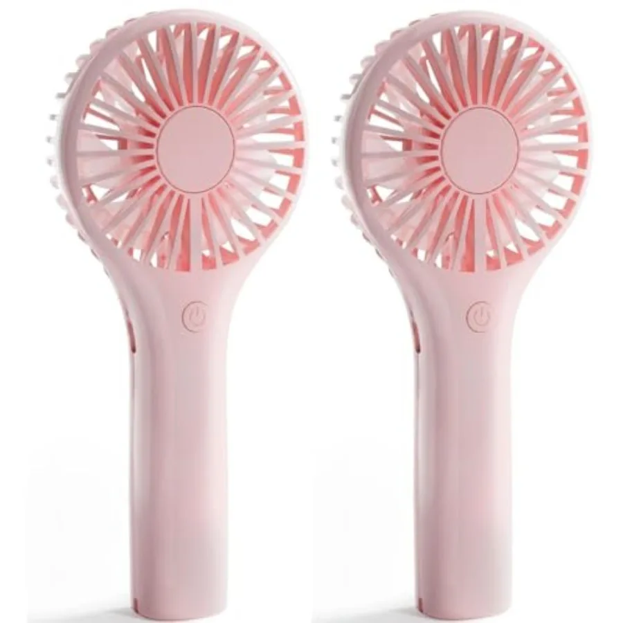 

Portable Mini Fan - Powerful Personal Handheld Fan with 3 Speeds, Cute and Small, USB Rechargeable for Travel/Lash/Makeup/Outdo