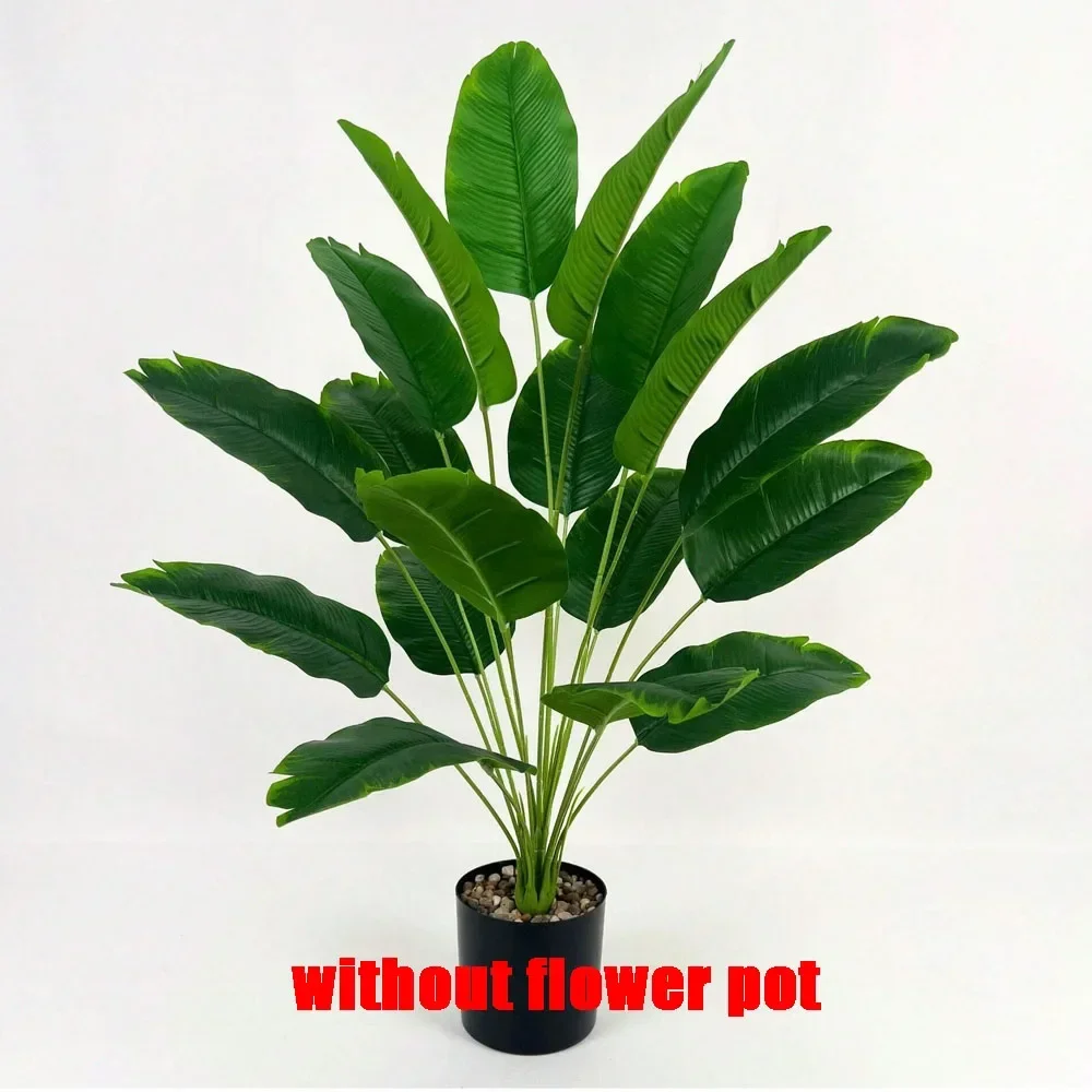 1 قطعة 18 أوراق نباتات اصطناعية شجرة نخيل استوائية كبيرة نباتات الموز وهمية يترك لمسة حقيقية للمنزل حديقة ديكور الحفلات 2025 #6