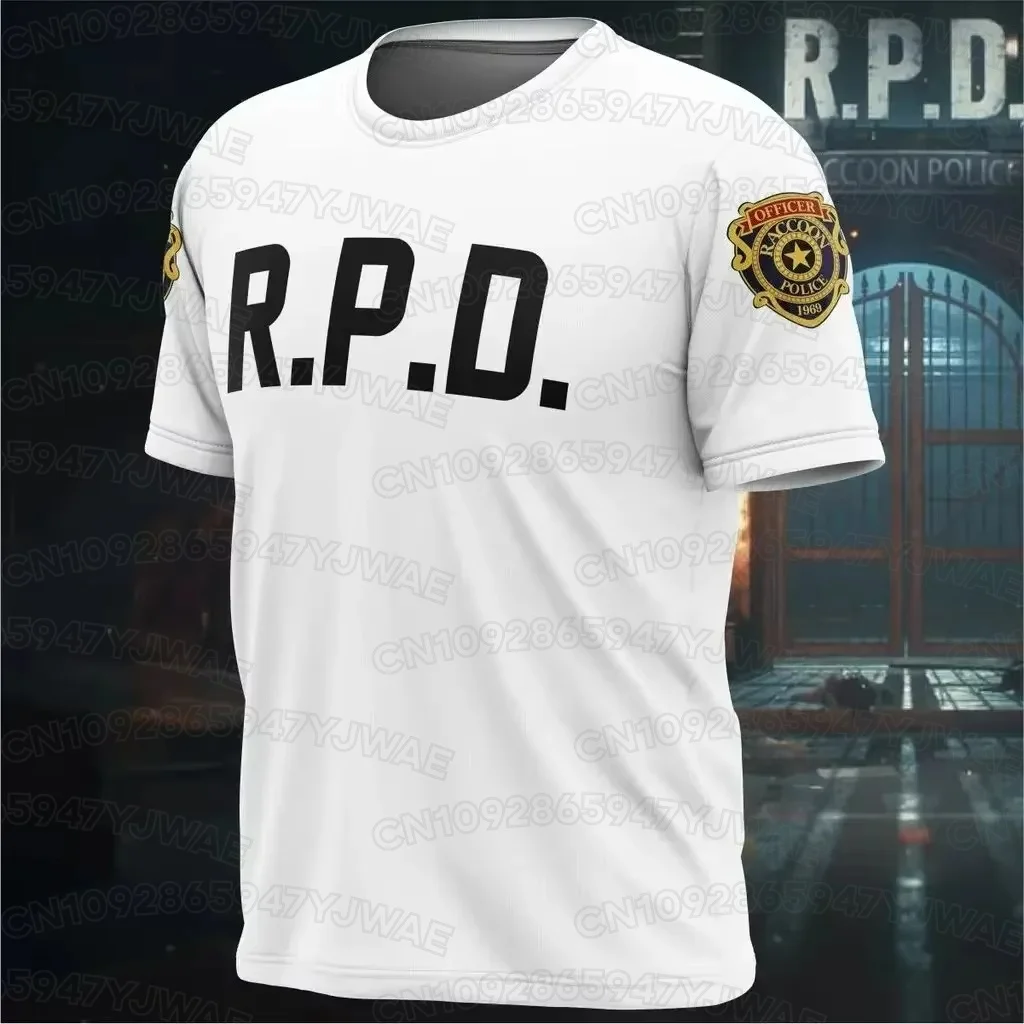 New Men's Women's Summer Resident Evil Corporation Short Sleeve T-shirt Quick-drying and Game Fans Casual T-shirt Tops