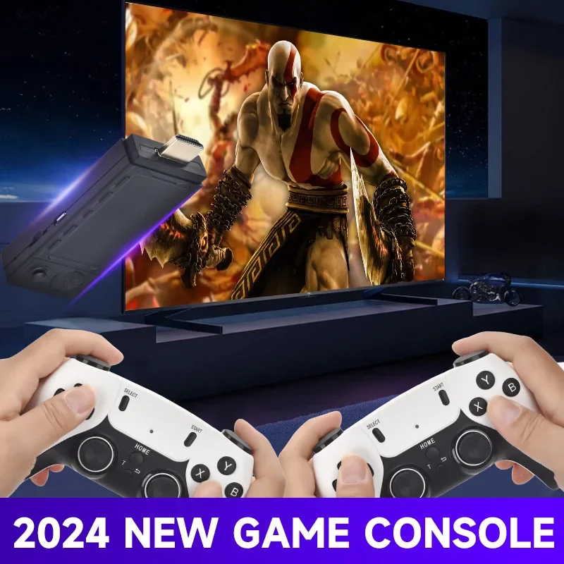 for X9 PRO New 256G 50000+ Game Stick 4KHD Video Game Console 2.4G Dual Wireless Controller 50+ Simulator for N64/PSP/PS1/GBA