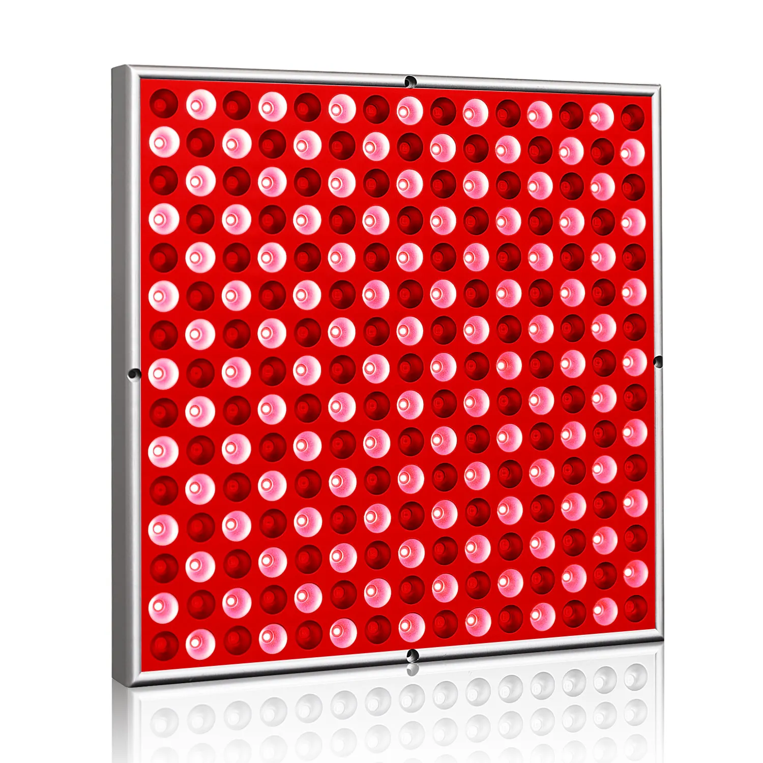 Lámpara de luz LED para terapia de crecimiento, luz roja pura de 45W, 225LED, 660nm, 850nm, para floración, mejora del espectro de cultivo de frutas y panel de cultivo rojo