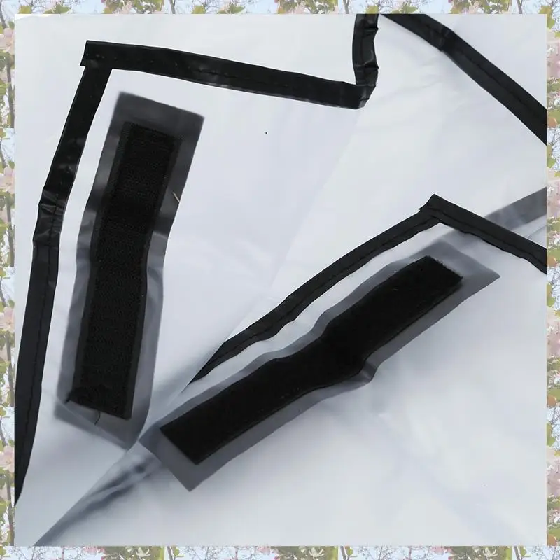 

Eco-Friendly-2X Golf Bag Rain Cover Zipper Bag Waterproof And Dustproof Transparent Cover