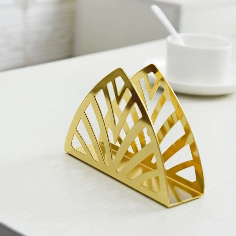 

Нескользящее дно, железный художественный держатель для бумажных полотенец, устойчивый к ржавчине, большая вместительная вертикальная полка для салфеток, полая декоративная