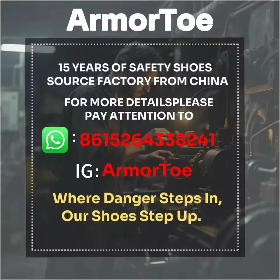 ArmorToe Welding Steel Toe Work Shoes Heat Resistant Puncture Proof Durable Industrial Safety Shoes #Armor3036