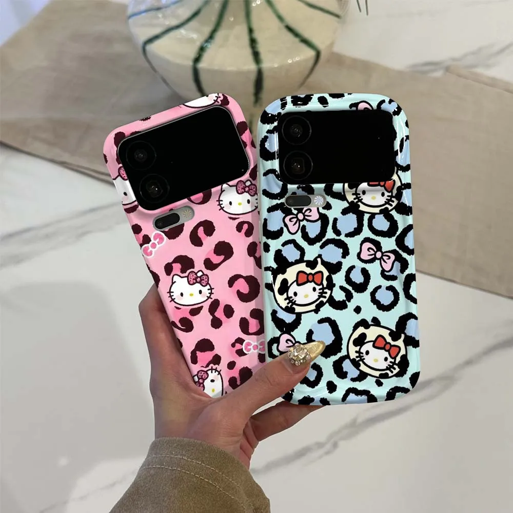 

Kitty Art Leopard Pattern For Xiaomi Mi 11 11i 11X 12T 17 15 NE Pro Lite Max Wave Oil Film Phone Case