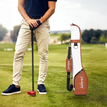Kaiersn Men Women PU Super Lightweight Portable Park Golf Bag