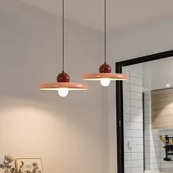 Restaurant Lamp Modern Minimalist Designer Cream Style Creative Flying Saucer Dining Table Bar Lamp Bedroom Bedside Pendant Lamp